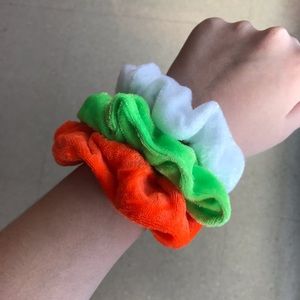 NEON HAIR SCRUNCHIES